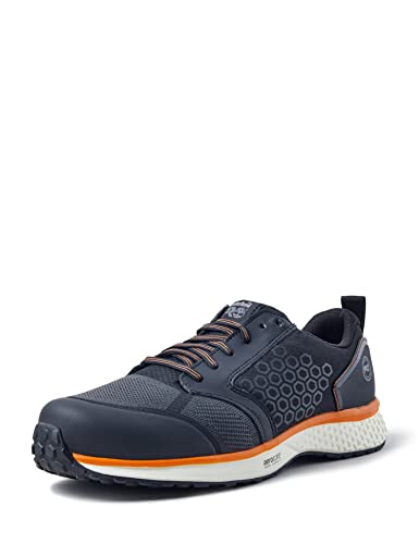 Timberland PRO Reaxion NT FP ESD S3, Calzatura Antincendio e Antinfortunistica, Uomo, Nero/Arancione, 44 EU