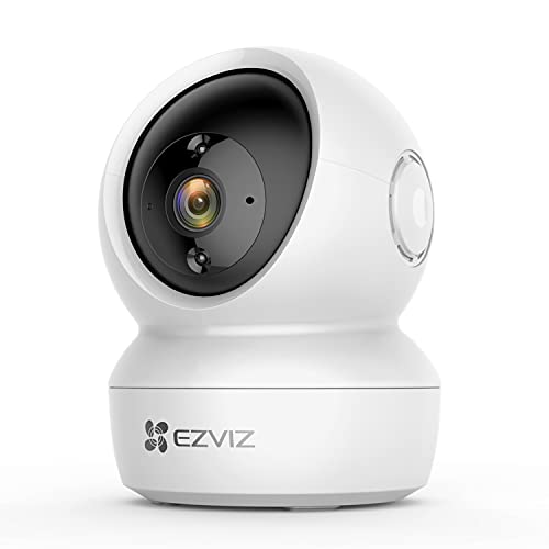 EZVIZ C6N Telecamera Wi-Fi Interno 2K Plus Videocamera Sorveglianza Interno 4MP Pan/Tilt/Zoom Compatibile Alexa, Rotazione a 360°, Visione Notturna, Tracciamento del Movimento e Audio Bi-direzionale