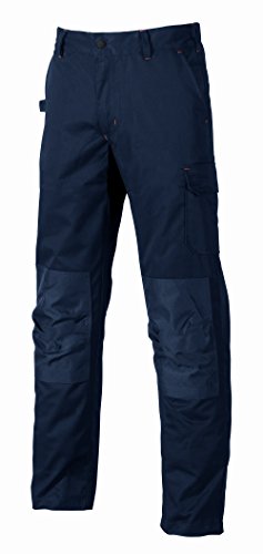 Pantaloni da lavoro da uomo U-Power, pantaloni cargo elastici in vita, con tasche per ginocchiere, tasche multiple, tessuto confortevole, usura esterna resistente e durevole (Deep Blue-48)