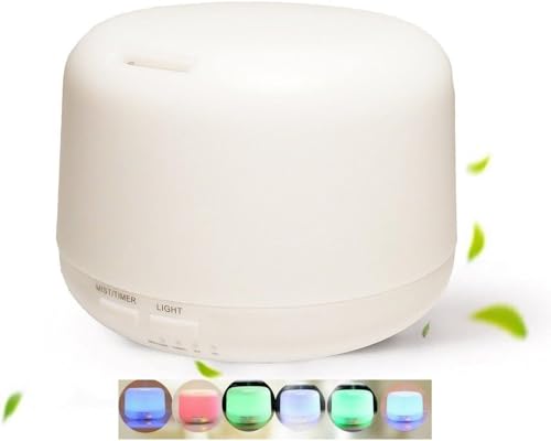 SQUADO Diffusore di Aromi 300ml umidificatore Lampada di fragranza Illuminazione con Telecomando Profumatore Essenziale