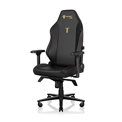 Sedia da Gaming Secretlab TITAN Evo Stealth - Sedia Computer Reclinabile, Ergonomica, Resistente con Braccioli 4D, Cuscino per la Testa Magnetico & Supporto Lombare - Fino a 180 kg - Nero - Similpelle