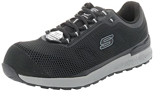 Skechers Work Bulklin Lyndale, Sneaker Uomo, Nero, 42 EU