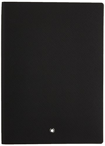 Montblanc 113294 - Blocco Note #146 cancelleria di lusso – Diario – Quaderno, fogli a righe, 150 x 210 mm, 192 pagine, copertina nera