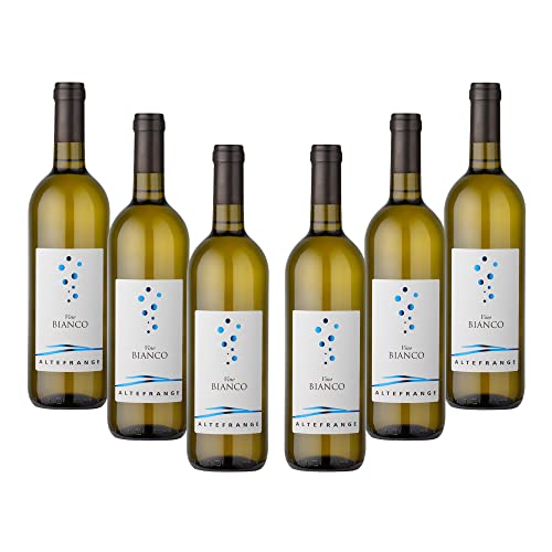 ALTE FRANGE | Vino Bianco, Confezione da 6 Bottiglie da 750 ml