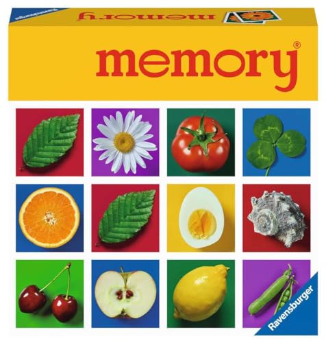 Ravensburger Ravensburger-Ravensburger-20889 Memory, Nuova Edizione del Classico 1969, Gioco di Riferimento per 2-8 Giocatori dai 6 Anni in su, Multicolore, 20889